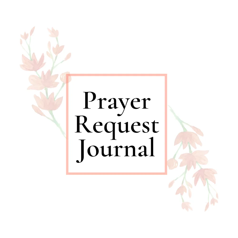 Prayer Request Journal Bundle