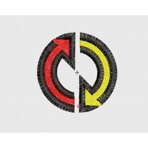 Recycle Embroidery Design