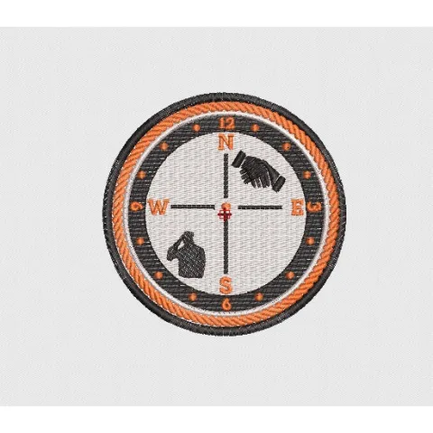 Watch Embroidery Design