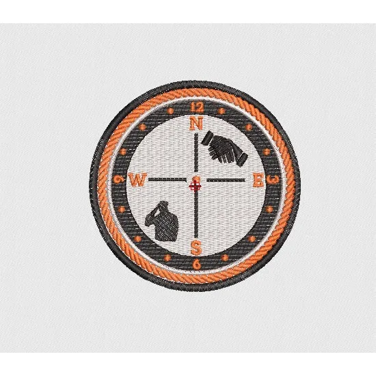 Watch Embroidery Design