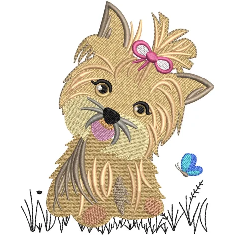 Dog Embroidery Design