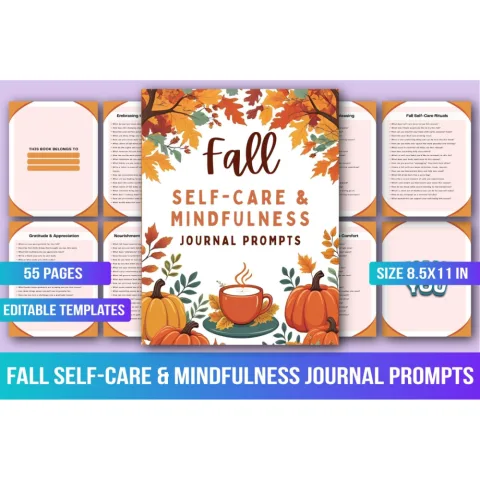 Fall Self-Care Mindfulness Journal