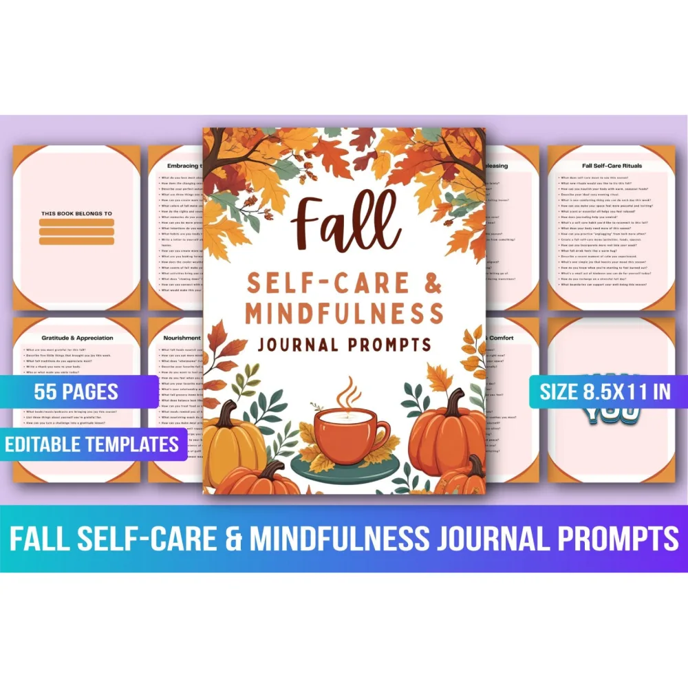 Fall Self-Care Mindfulness Journal