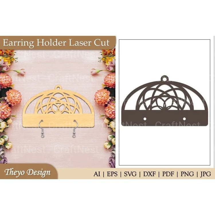 Earrings Holder SVG Bundle