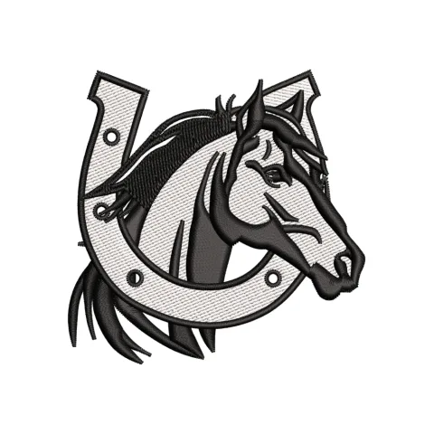 Horse Care Shoe Embroidery Design