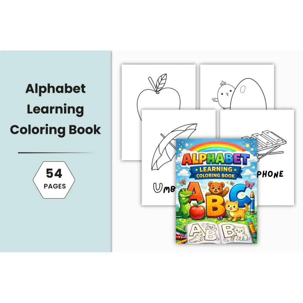 Alphabet Learning Coloring Planner