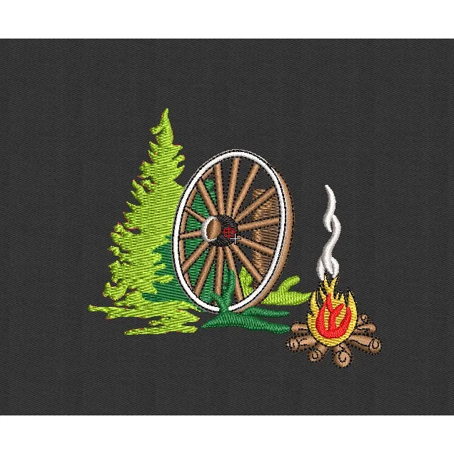 Forest Embroidery Design
