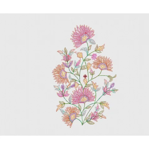Flower Embroidery Design