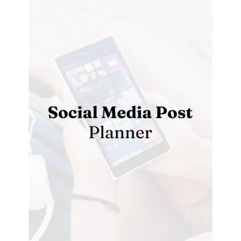 Social Media Post Planner Bundle 19