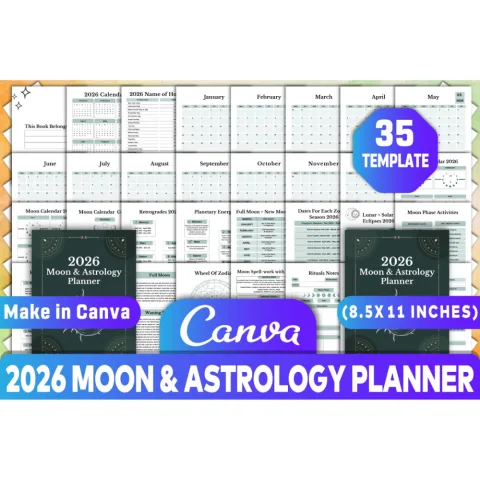 Moon Astrology Planner