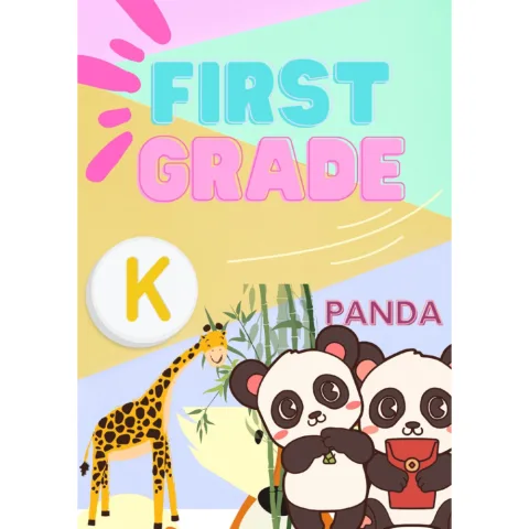 First Grade Letter Tracing Activity Workbook