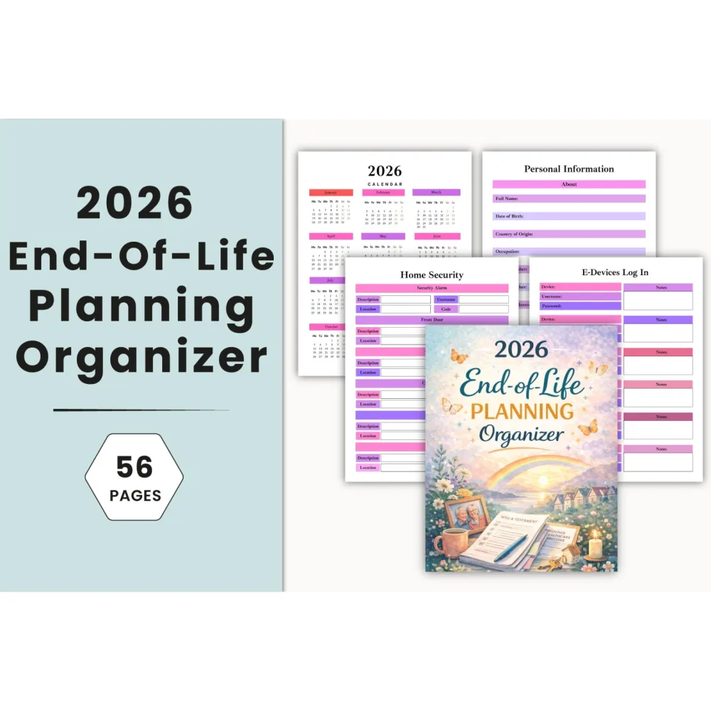 End of Life Planning Planner