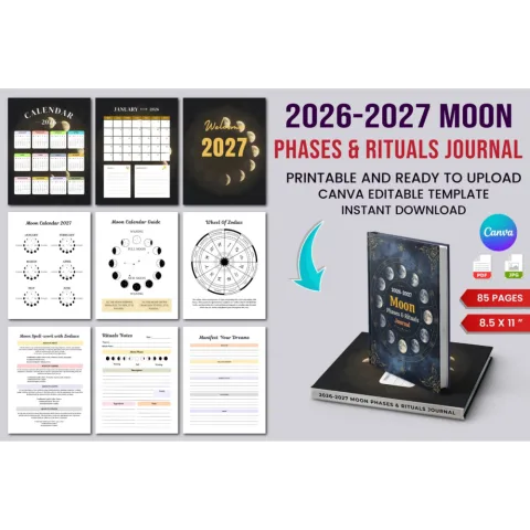 Moon Phases Rituals Journal
