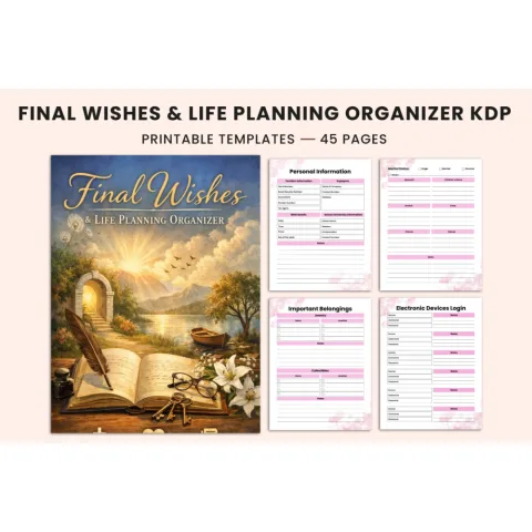 Final Wishes Life Planning Planner