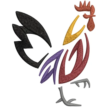 Roster I Embroidery Design
