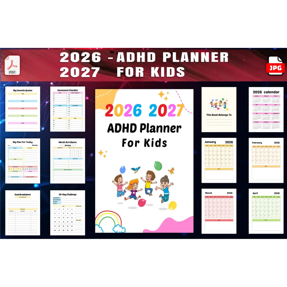 ADHD Planner for Kids