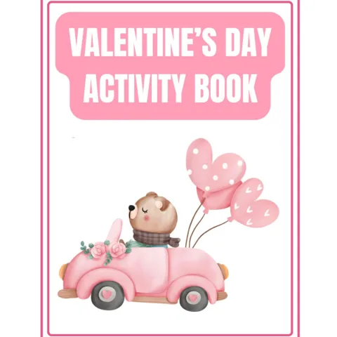 Valentine's Day Activity Book for Kids