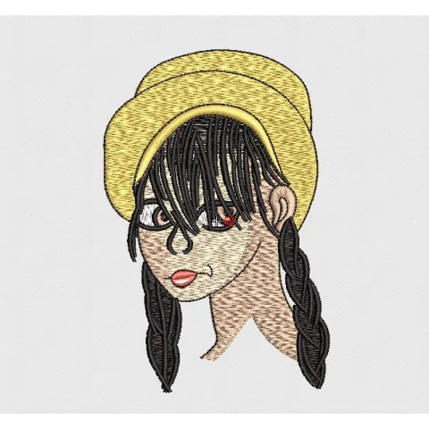 Girl Embroidery Design