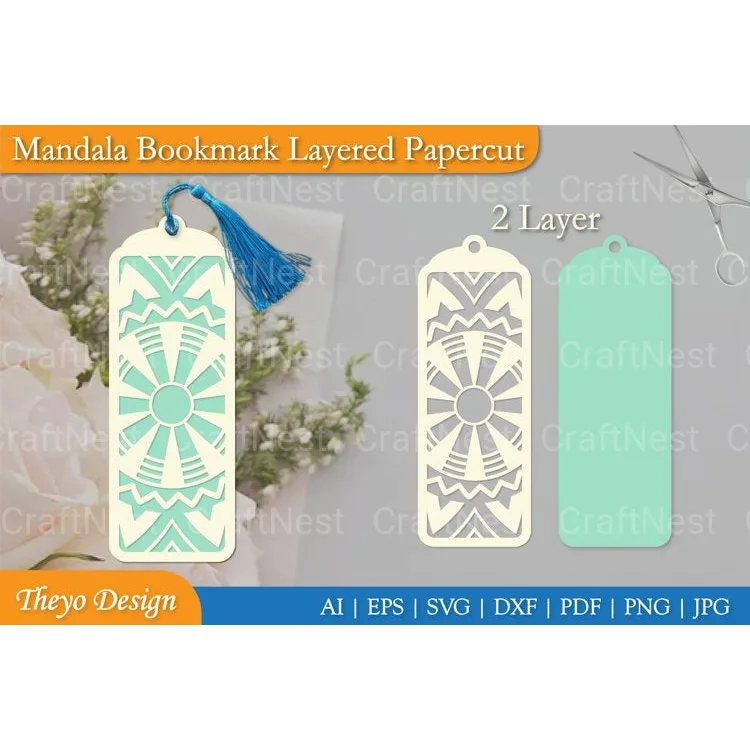 Mandala Layered Papercut SVG Bundle