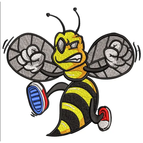 Bee Embroidery Design