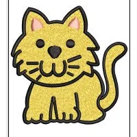 Cat Embroidery Design