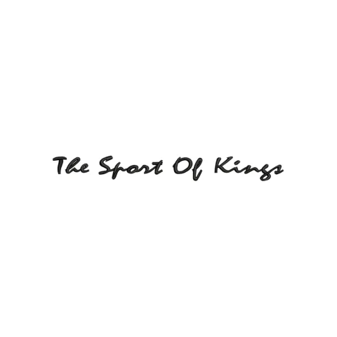 The Sport of King Embroidery Design