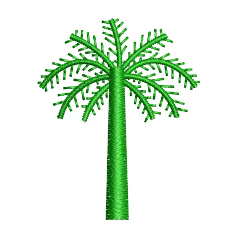 Dates Tree Embroidery Design