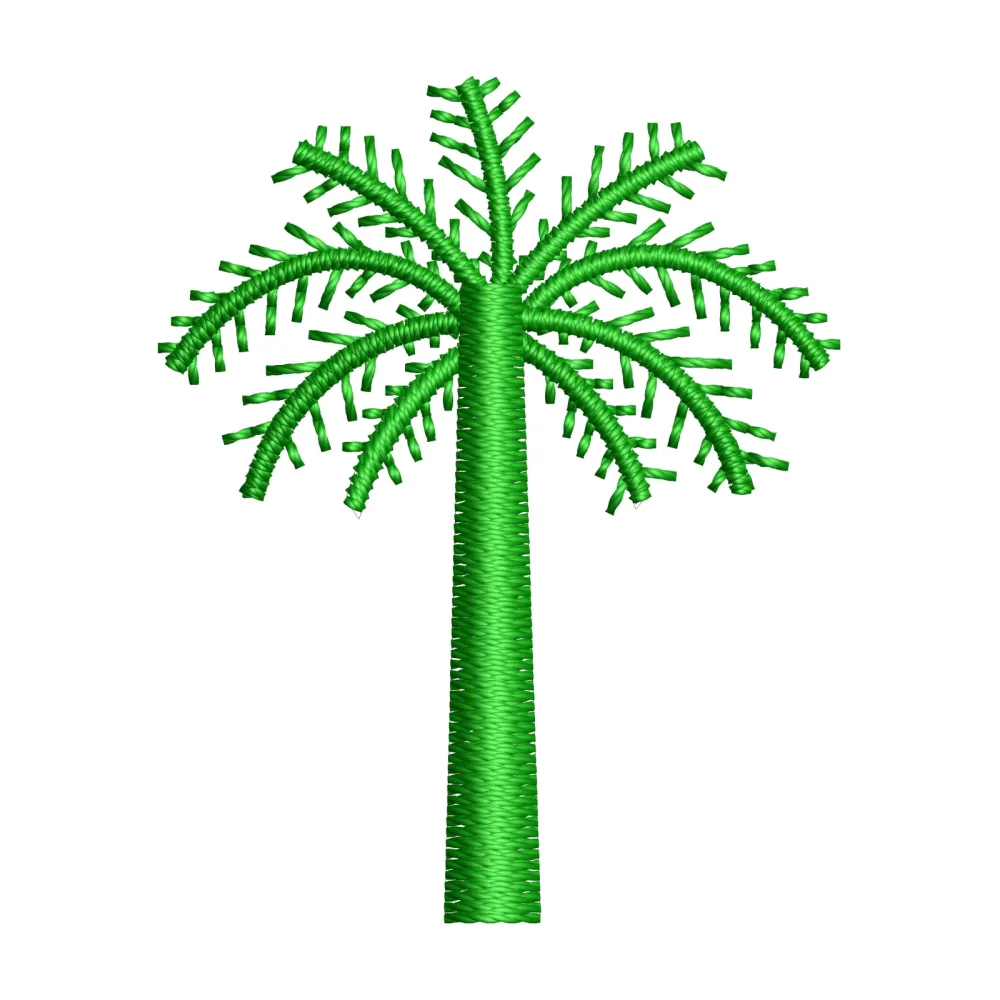 Dates Tree Embroidery Design