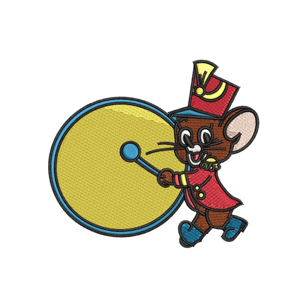 Mouse Band Embroidery Design