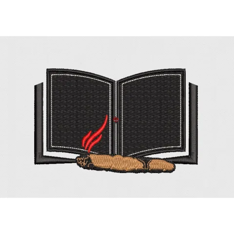 Cigarettes Embroidery Design