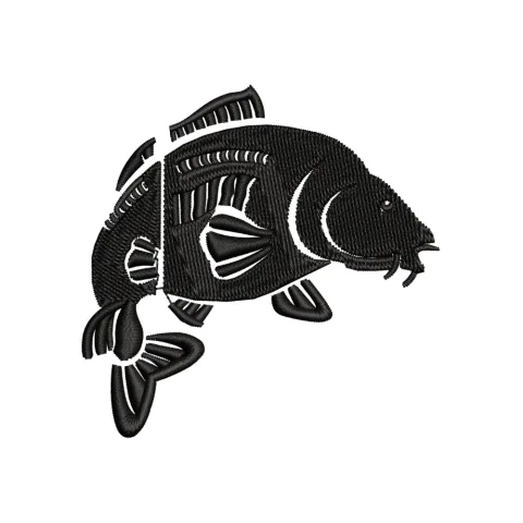 Fish Big Sign Embroidery Design