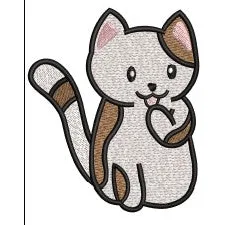 Cat Embroidery Design