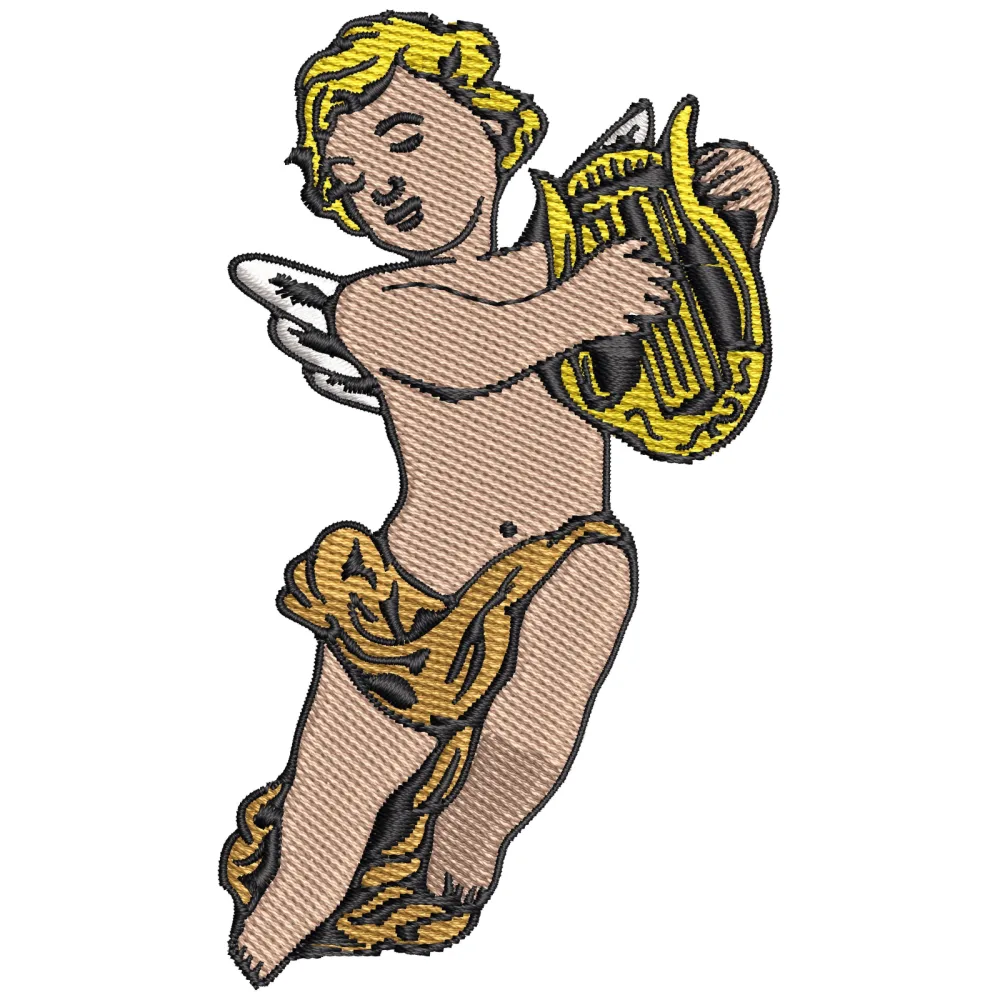 Angel Embroidery Design