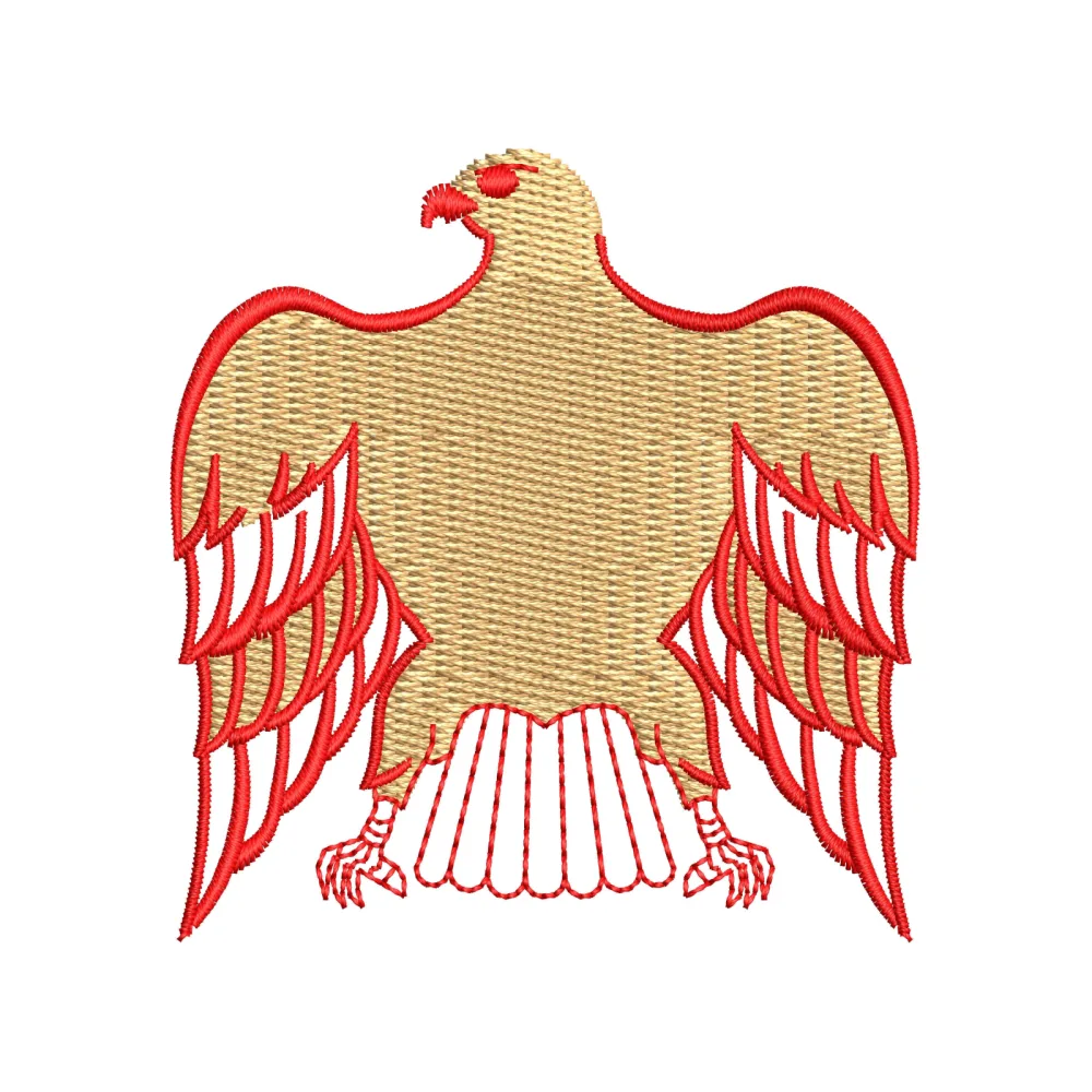 Falcon Embroidery Design