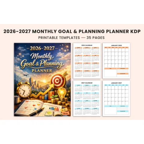 Monthly Goal Planning Planner