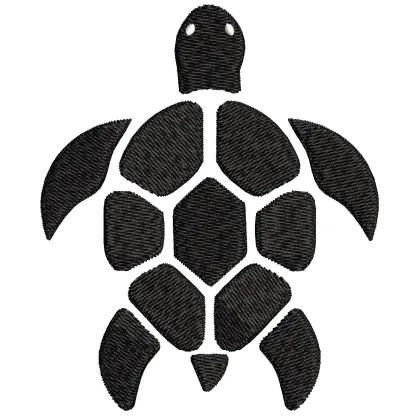 Tortoise Embroidery Design