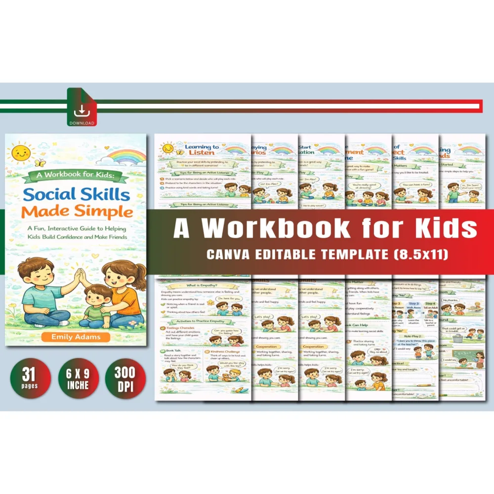 Kids Workbook for Learning and Fun