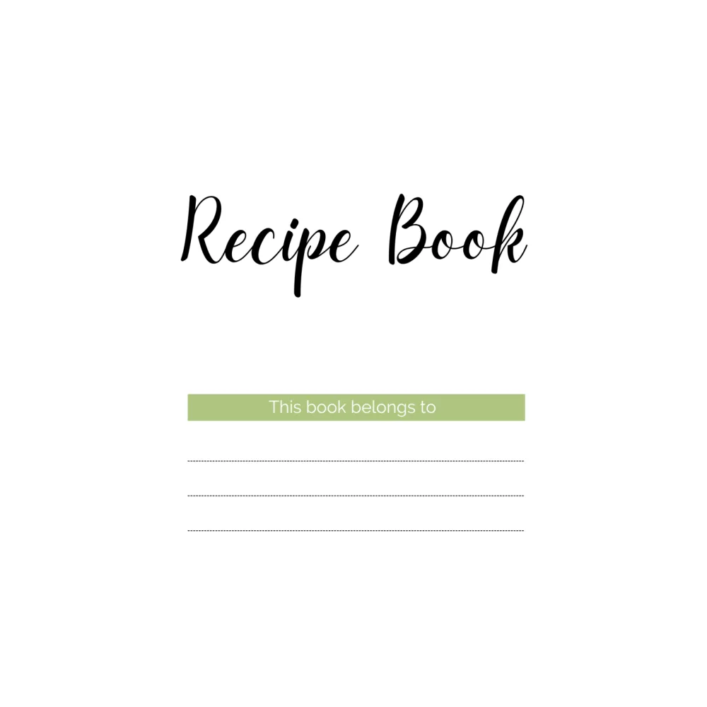 Recipe Journal Bundle