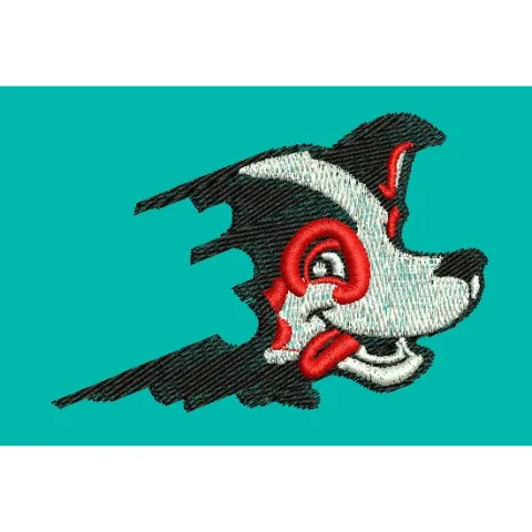 Dog Profile Embroidery Design