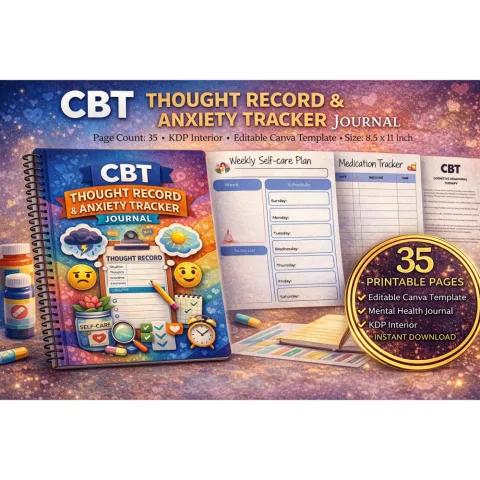 CBT Thought Anxiety Journal