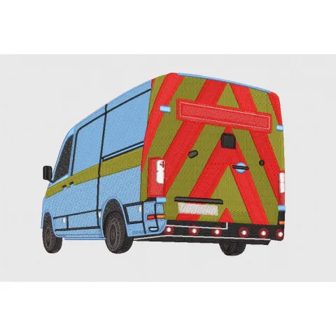 Van Embroidery Design