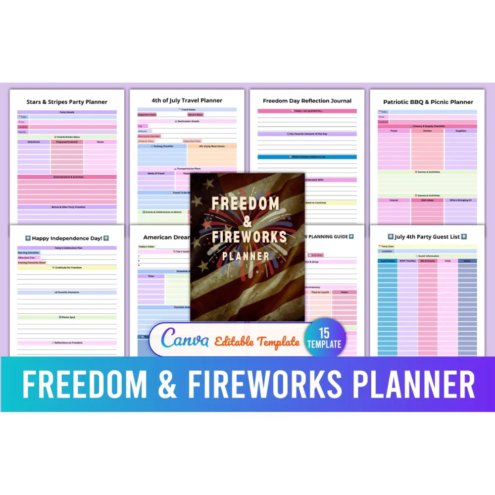 Freedom Fireworks Planner