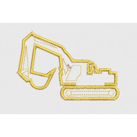 Tractor Embroidery Design