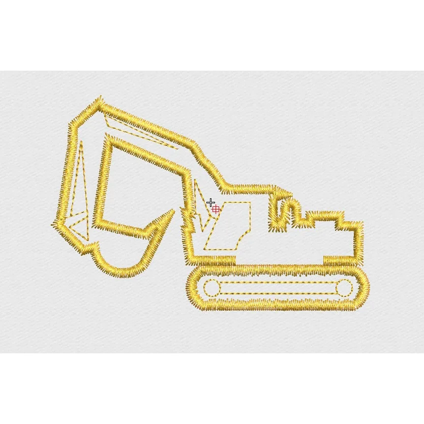 Tractor Embroidery Design