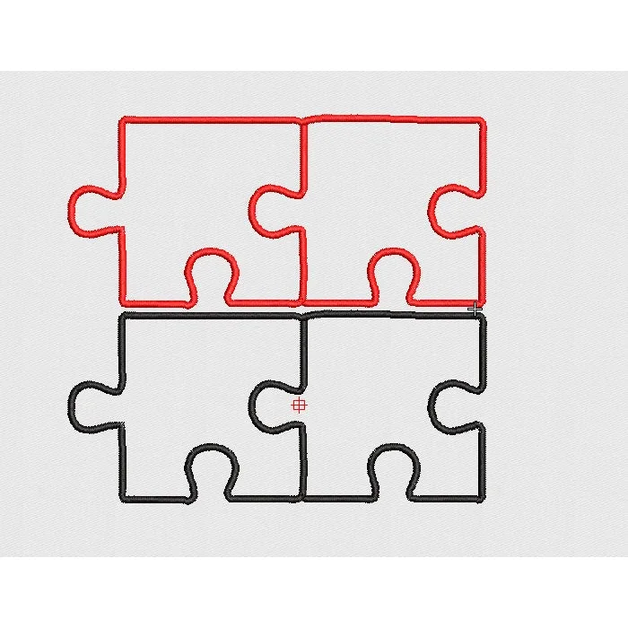 Puzzle Embroidery Design
