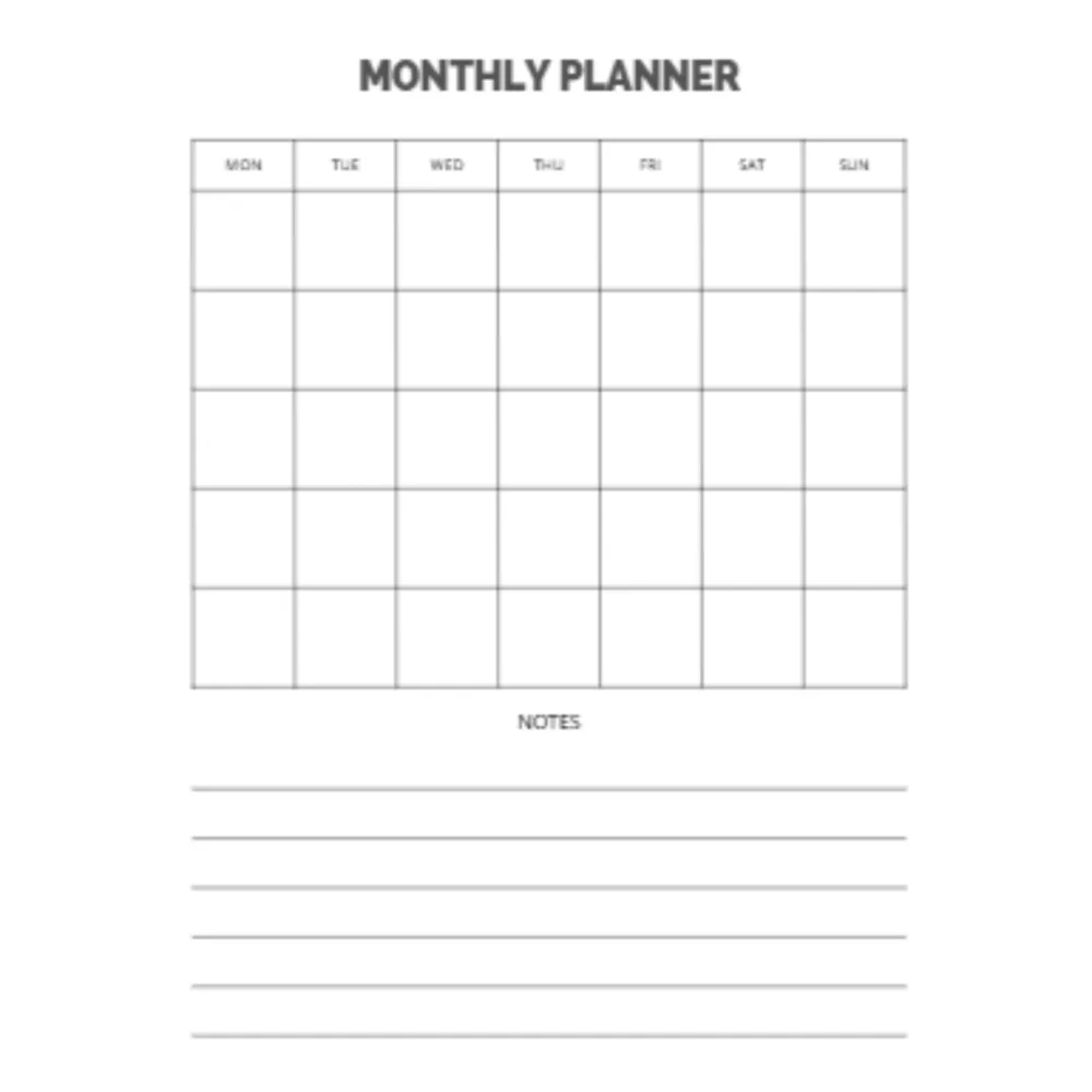 Monthly Planner Bundle