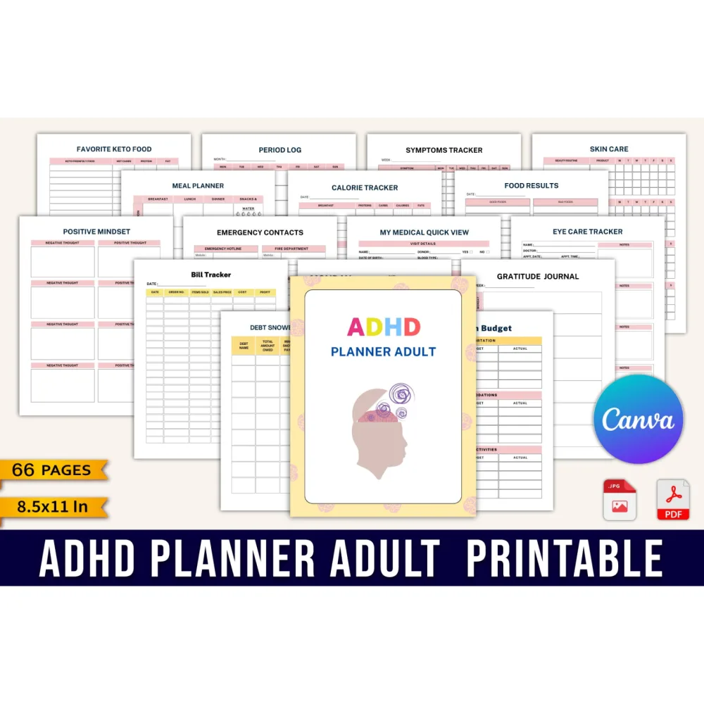 ADHD Adult Planner
