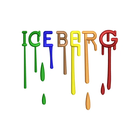 Iceberg Embroidery Design