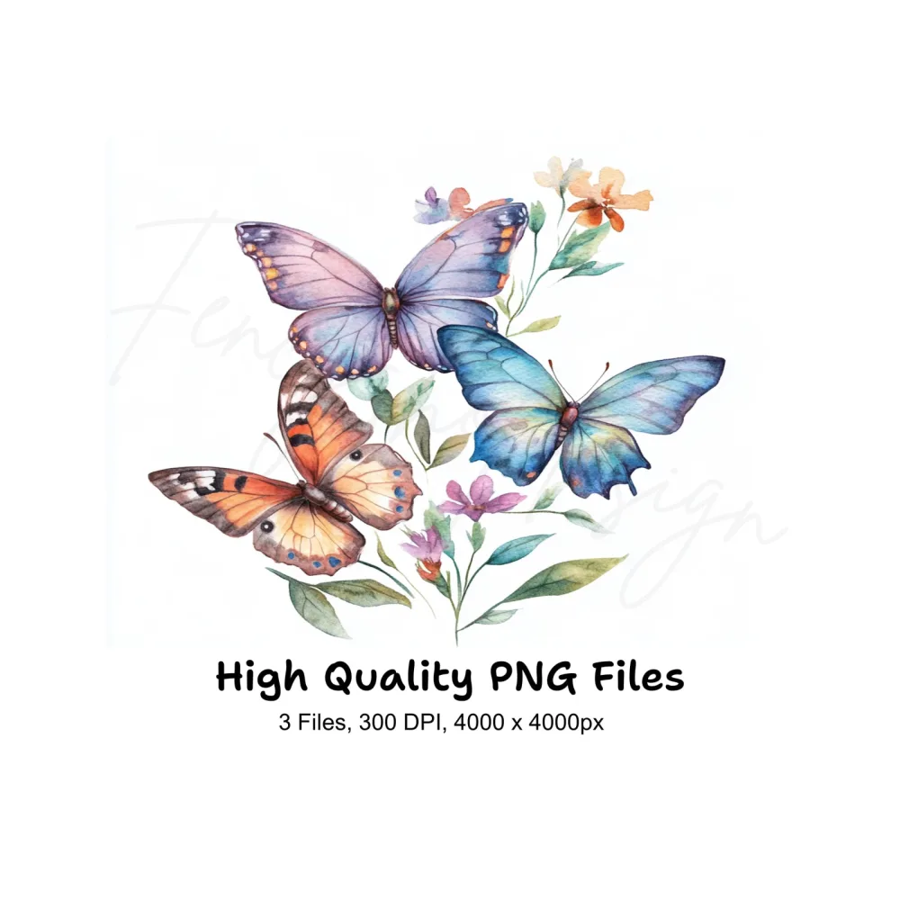 Butterfly Clipart Bundle