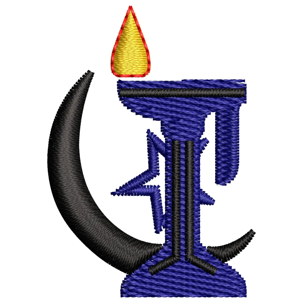 Moon Garden Embroidery Design